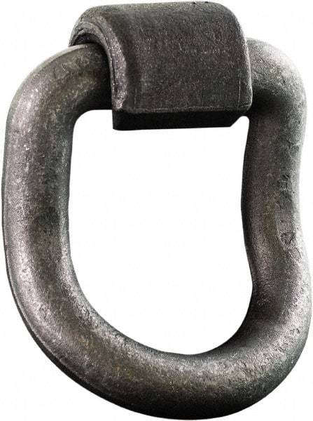 Buyers Products - Steel D-Ring 55° with Integral Bracket - 5" Long, Gray, For Use with Cargo Control - Best Tool & Supply