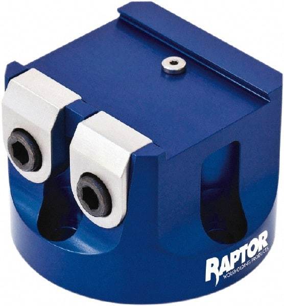 Raptor Workholding - 1-1/2" Jaw Width, 2" High Dovetail Vise - For Use with 4 & 5 Axis Workholding Systems - Best Tool & Supply