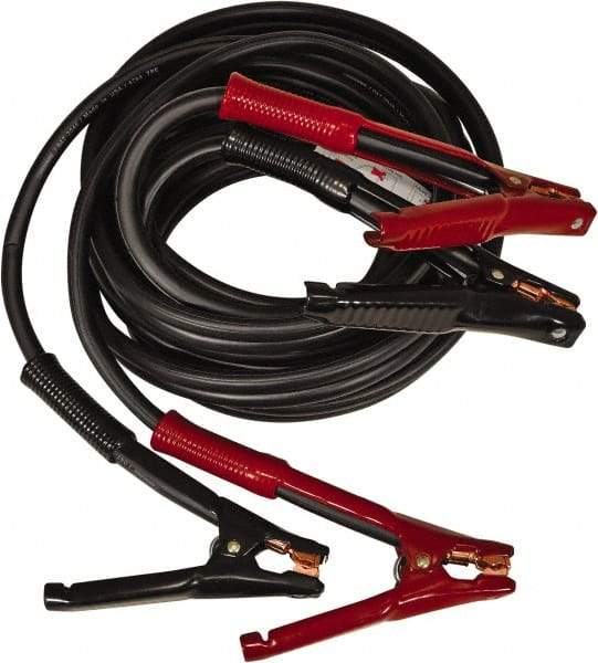 Associated Equipment - Booster Cables Type: Heavy-Duty Booster Cable Wire Gauge: 1/0 AWG - Best Tool & Supply