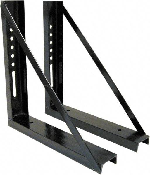 Buyers Products - Steel Truck Box Mounting Brackets - 18" Long, Black, For Use with Truck Boxes - Best Tool & Supply