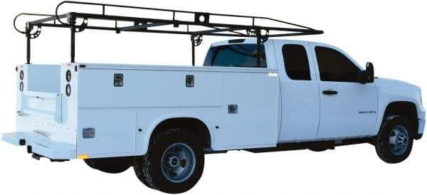 Buyers Products - Steel Ladder Rack - 162" Long, Black, For Use with Single & Dual Rear Wheel Utility Compartments - Best Tool & Supply