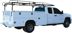 Buyers Products - Steel Ladder Rack - 162" Long, Black, For Use with Single & Dual Rear Wheel Utility Compartments - Best Tool & Supply