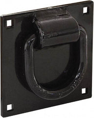 Buyers Products - Steel Bolt-On D-Ring - 4-1/2" Long, Black, For Use with Cargo Control - Best Tool & Supply