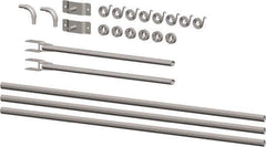 Buyers Products - Aluminum Universal Tarp Arm Kit - 146" Long, Silver, For Use with 8 to 19' Dump Bodies - Best Tool & Supply