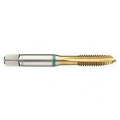 M10 x 1.5 Dia. - 6H - 3 FL - Cobalt Bottoming Green Ring Tap FORM-E-TiN - Best Tool & Supply