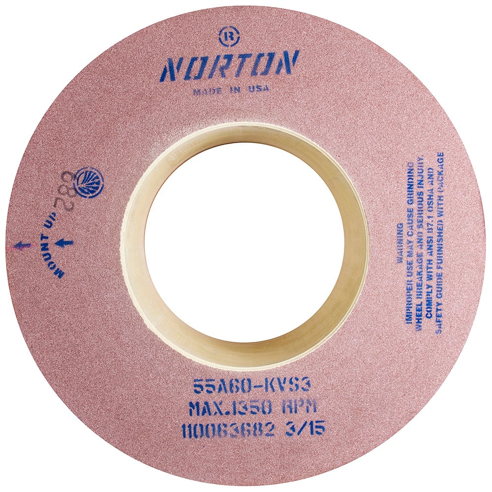 Norton - Centerless & Cylindrical Grinding Wheels Wheel Diameter (Inch): 24 Wheel Width (Inch): 8 - Best Tool & Supply