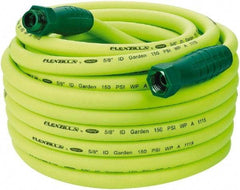 Legacy - 75' Long Garden Hose - 5/8" Diam, 3/4" GHT, Hybrid Polymer, 150 psi, All Season, Green - Best Tool & Supply