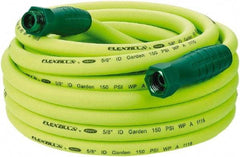 Legacy - 50' Long Garden Hose - 5/8" Diam, 3/4" GHT, Hybrid Polymer, 150 psi, All Season, Green - Best Tool & Supply