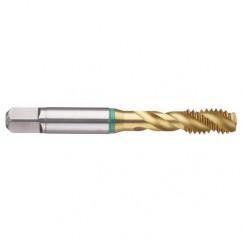 1-1/4-7 Dia. - 2B - 4 FL - Cobalt Bottoming Green Ring Tap FORM-E-TiN - Best Tool & Supply