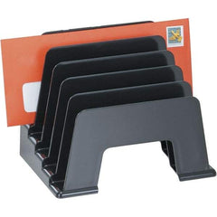 UNIVERSAL - Black Inclined File Sorter - Plastic - Best Tool & Supply