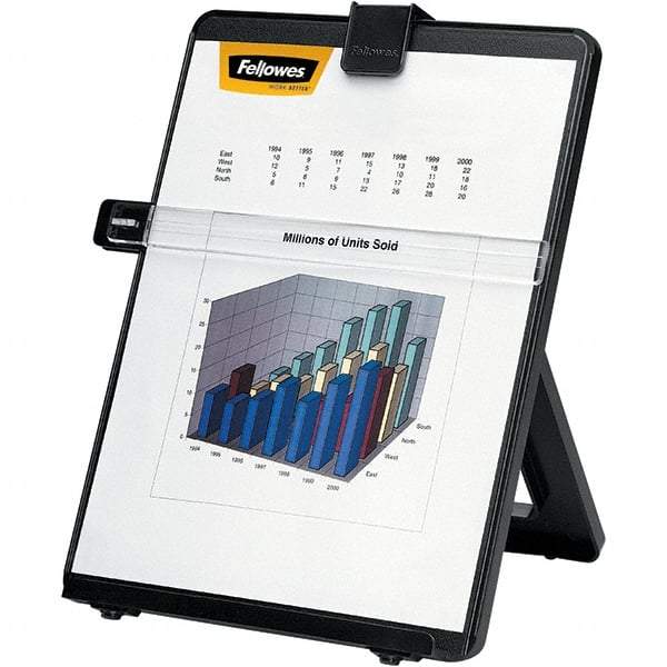 FELLOWES - Black Copyholder - Plastic - Best Tool & Supply