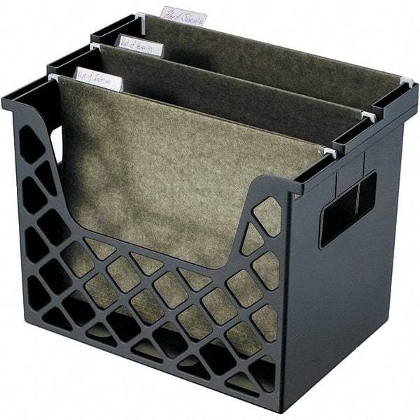 UNIVERSAL - Black File Boxes-Portable - Plastic - Best Tool & Supply