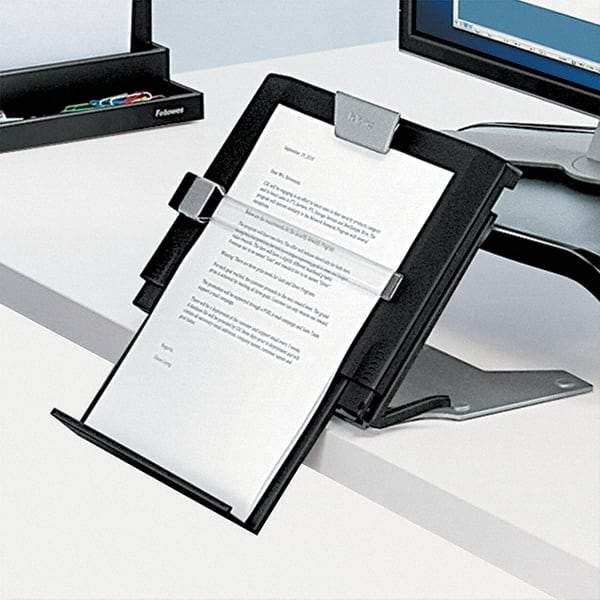 FELLOWES - Black Copyholder - Plastic - Best Tool & Supply