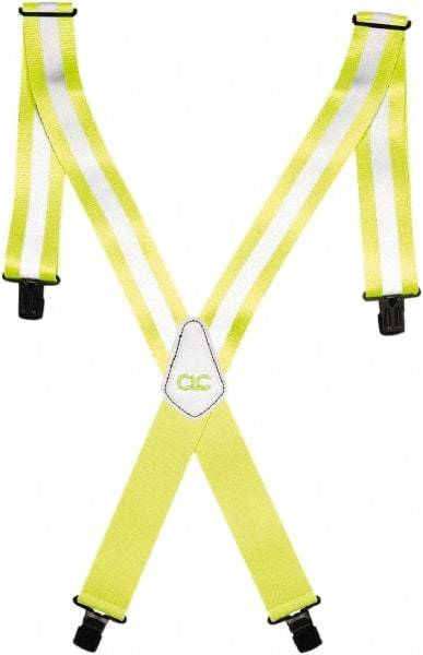 CLC - Suspenders - Elastic, Hi-Viz Lime - Best Tool & Supply