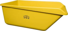 Remco - 149 Gal Yellow Rectangular Polyethylene Tub - 21-3/4" High x 32" Diam - Best Tool & Supply