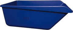 Remco - 149 Gal Blue Rectangular Polyethylene Tub - 21-3/4" High x 32" Diam - Best Tool & Supply