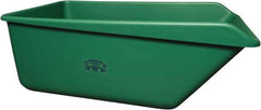 Remco - 149 Gal Green Rectangular Polyethylene Tub - 21-3/4" High x 32" Diam - Best Tool & Supply