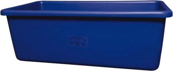 Remco - 70 Gal Blue Rectangular Polyethylene Tub - 17" High x 26-1/2" Diam - Best Tool & Supply