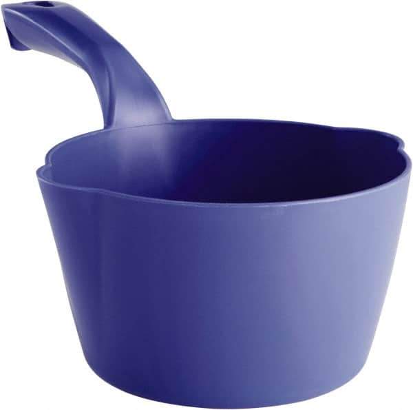 Remco - 32 oz Purple Polypropylene Round Bottom Scoop - 6.8" Wide x 5.3" Deep Bowl, 5-1/2" Handle Length, 11.6" OAL - Best Tool & Supply