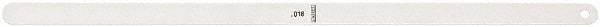 Starrett - Feeler Gages   Thickness (Decimal Inch): 0.0180    Leaf Length (Inch): 12 - Best Tool & Supply