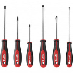 Milwaukee Tool - Screwdriver Sets Screwdriver Types Included: Phillips; Slotted Number of Pieces: 6 - Best Tool & Supply