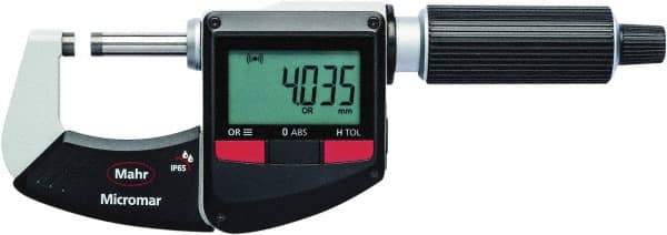 Mahr - MICROMAR 40 EWRI DIGITAL MICROMETER - 0-1", .00005"Resolution, Integrated Wireless Output - Best Tool & Supply