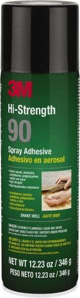 3M - 12.23 oz Aerosol Clear Spray Adhesive - High Tack, 250°F Heat Resistance - Best Tool & Supply