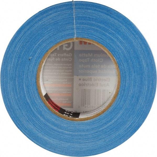 3M - 2" x 50m Blue Gaffers Tape - 11 mil, Rubber Adhesive, Cotton Cloth Backing, Series GT2 - Best Tool & Supply