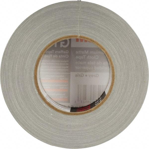 3M - 2" x 50m Gray Gaffers Tape - 11 mil, Rubber Adhesive, Cotton Cloth Backing, Series GT2 - Best Tool & Supply