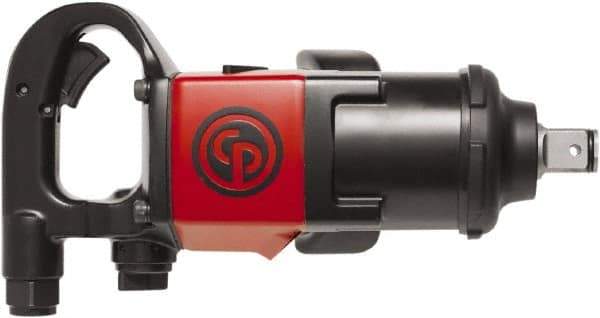 Chicago Pneumatic - 1" Drive, 6,200 RPM, 1,770 Ft/Lb Torque Impact Wrench - D-Handle, 40.4 CFM, 90 psi, 3/8" NPT Inlet - Best Tool & Supply