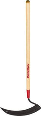 Razor-Back - Handheld Grass Hook - 36" Hardwood Handle, 13" High x 12" Wide Steel Blade, 38" OAL - Best Tool & Supply