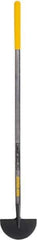 True Temper - 4-3/4" High x 9" Wide Round Steel Spade - 48" Long Wood Straight Handle, Front Turned - Best Tool & Supply