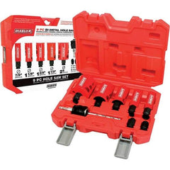 Freud - Hole Saw Kits Minimum Saw Diameter (Inch): 7/8 Maximum Saw Diameter (Inch): 2 - Best Tool & Supply