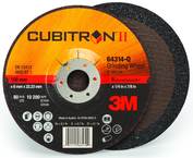 9 x 1/4 x 5/8 Type 27 Q/C Depressed Center Wheel-Cubitron II - Best Tool & Supply