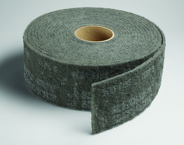 4'' x 30 ft. - Grade S Very Fine Grit - Scotch-Brite Clean & Finish Non Woven Abrasive Roll - Best Tool & Supply