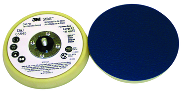 6 x 11/16" - 5/16-24 External Stikit(TM) Low Profile Finishing Disc Pad - Best Tool & Supply