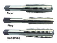 3 Piece 3/8-16 H3 4-Flute HSS Hand Tap Set (Taper, Plug, Bottoming) - Best Tool & Supply