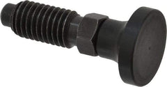 Gibraltar - 1/2-13, 1" Thread Length, 0.31" Max Plunger Diam, 0.5 Lb Init to 1.75 Lb Final End Force, Knob Handle Plunger - Delrin Knob, 1-1/4" Body Length, 1" Length Under Head/Shoulder, 1/4" Plunger Projection - Best Tool & Supply