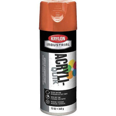 Krylon - Pumpkin Orange, Gloss, Aerosol Spray Paint - 15 to 20 Sq Ft per Can, 12 oz Container - Best Tool & Supply