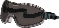 MCR Safety - Gray Lenses, Frameless Safety Glasses - Anti-Fog, Scratch Resistant, Size Universal, Wrap Around - Best Tool & Supply