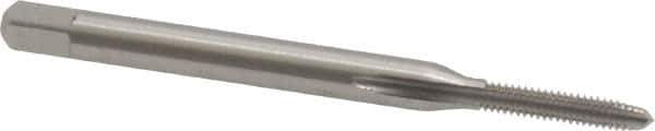 Cleveland - #2-56 UNC 2B 3 Flute Bright Finish High Speed Steel Straight Flute Standard Hand Tap - Plug, Right Hand Thread, 44.45mm OAL, 0.44" Thread Length, H2 Limit, Oversize - Best Tool & Supply