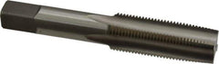 Cleveland - 3/4-16 UNF 3B 4 Flute Bright Finish High Speed Steel Straight Flute Standard Hand Tap - Taper, Right Hand Thread, 107.95mm OAL, 50.8mm Thread Length, H3 Limit, Oversize - Best Tool & Supply