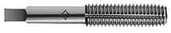 Cleveland - #5-40 UNC H3 Thread Limit Plug Thread Forming Tap - High Speed Steel, Bright Finish, 1.938" OAL, 5/8" Thread Length, Right Hand Thread - Best Tool & Supply