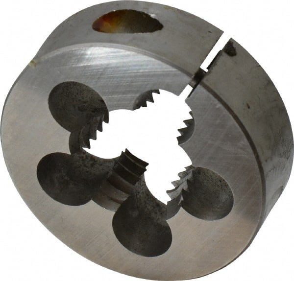 Cle-Line - 7/8-9 UNC High Speed Steel Round Adjustable Die - Best Tool & Supply