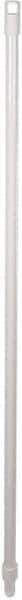 Remco - 61 x 1" Fiberglass Squeegee Handle - European Threaded Connection, White - Best Tool & Supply