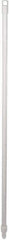 Remco - 61 x 1" Fiberglass Squeegee Handle - European Threaded Connection, White - Best Tool & Supply