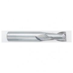 16mm Dia. x 89mm Overall Length 2-Flute Square End Solid Carbide SE End Mill-Round Shank-Center Cutting-TiALN - Best Tool & Supply