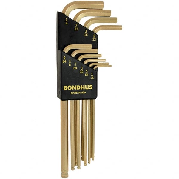 Bondhus - Hex Key Sets Tool Type: Hex Handle Type: L-Key Long Arm - Best Tool & Supply