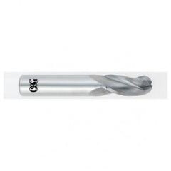 7/16" Dia. - 2-3/4" OAL - Carbide - Ball End HP End Mill-3 FL - Best Tool & Supply