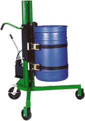 Valley Craft - 1,000 Lb Load Capacity, 30, 55 & 85 Gal Drum Lifter - For 30 Gal, 55 Gal & 85 Gal Drums - Best Tool & Supply